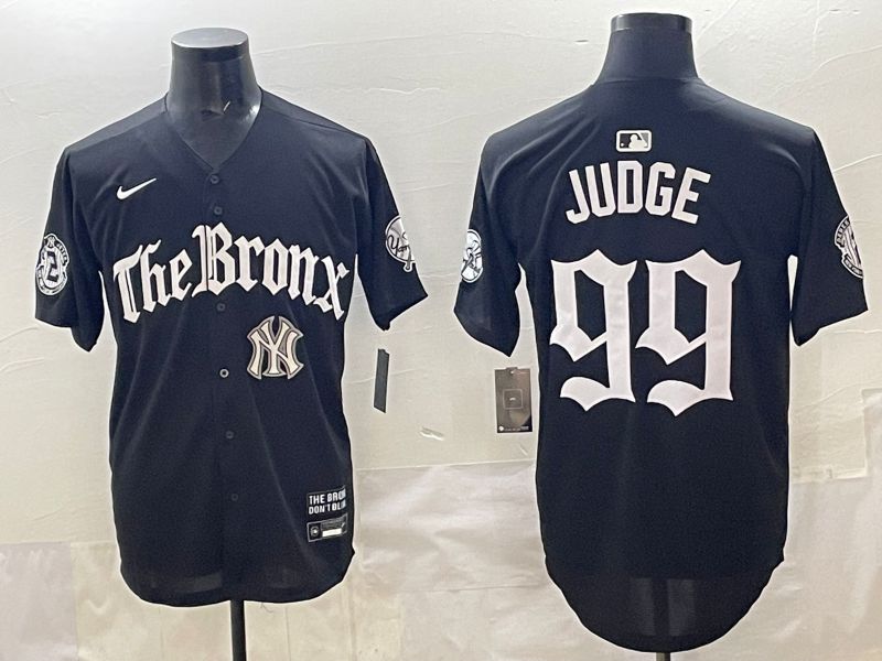 Men 2025 New York Yankees #99 Judge Black Five generations Joint Name Nike MLB Jersey style 41->milwaukee brewers->MLB Jersey